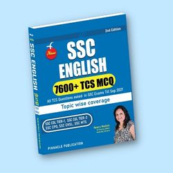 SSC English 7600+ TCS MCQs E-book